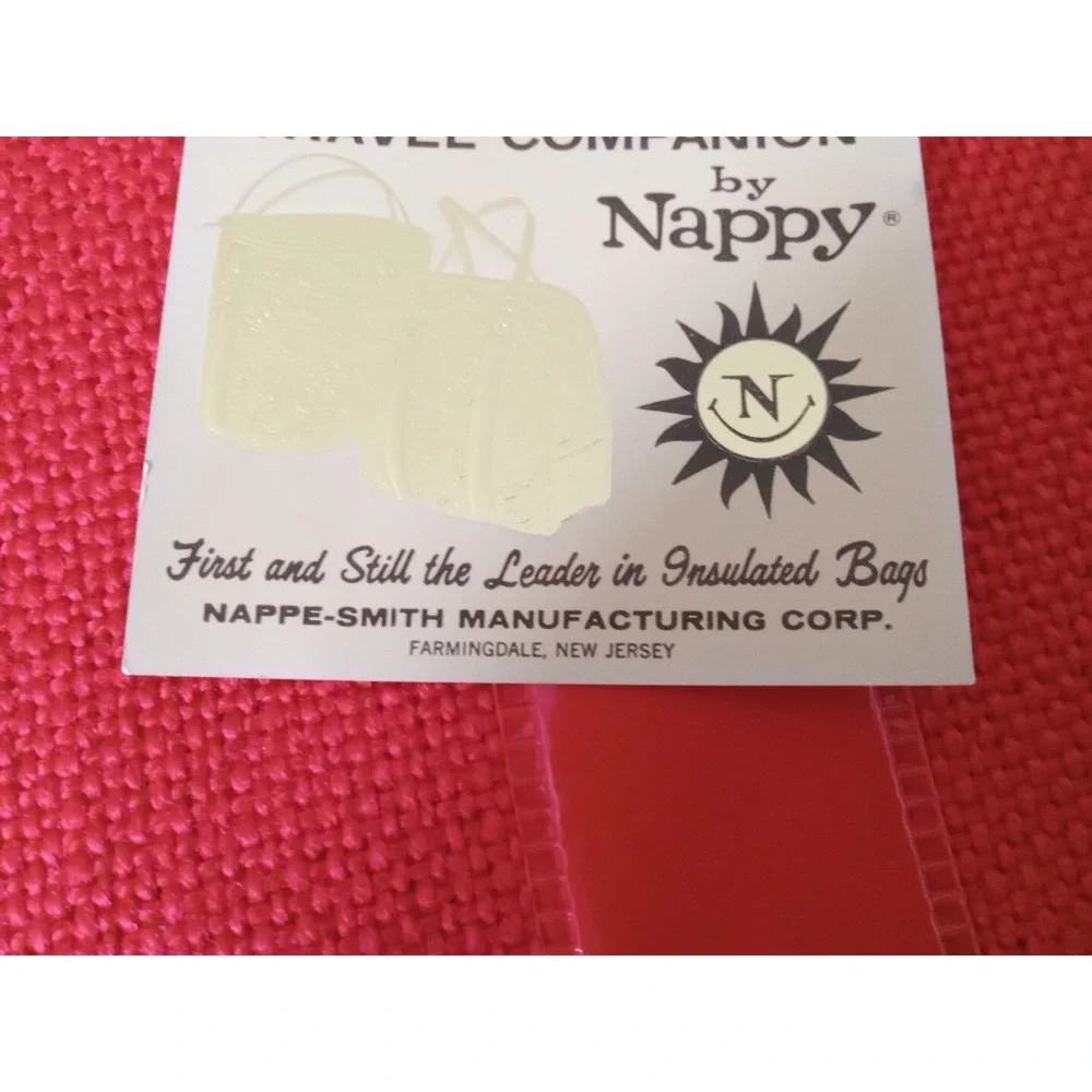 Vintage Nappy Town & Country Travel Companion Insulated Nappe-Smith Red 🇺🇸 USA